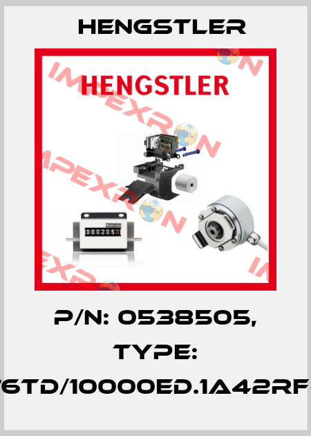p/n: 0538505, Type: RI76TD/10000ED.1A42RF-F0 Hengstler