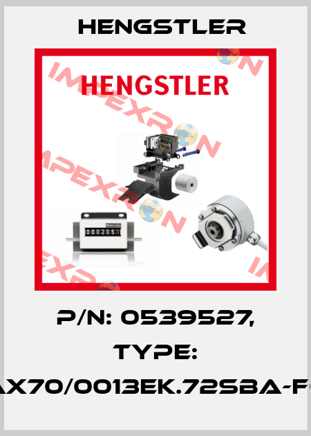 p/n: 0539527, Type: AX70/0013EK.72SBA-F0 Hengstler
