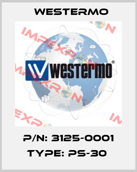 P/N: 3125-0001 Type: PS-30  Westermo