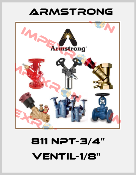 811 NPT-3/4" Ventil-1/8"  Armstrong