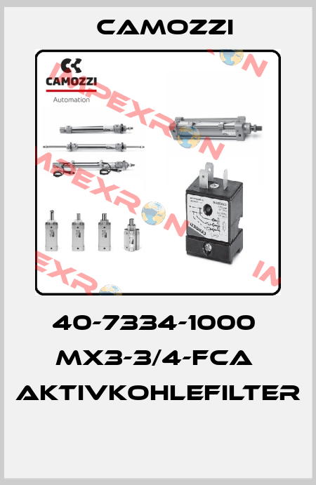 40-7334-1000  MX3-3/4-FCA  AKTIVKOHLEFILTER  Camozzi