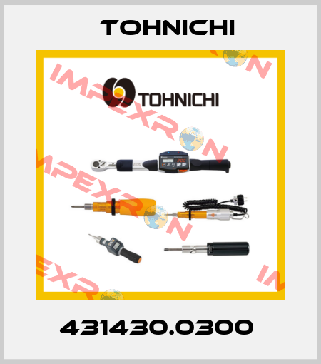 431430.0300  Tohnichi