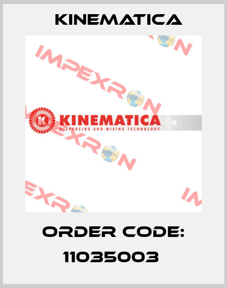 Order Code: 11035003  Kinematica