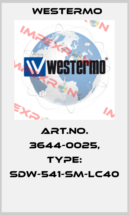 Art.No. 3644-0025, Type: SDW-541-SM-LC40  Westermo