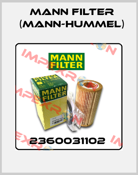 2360031102  Mann Filter (Mann-Hummel)