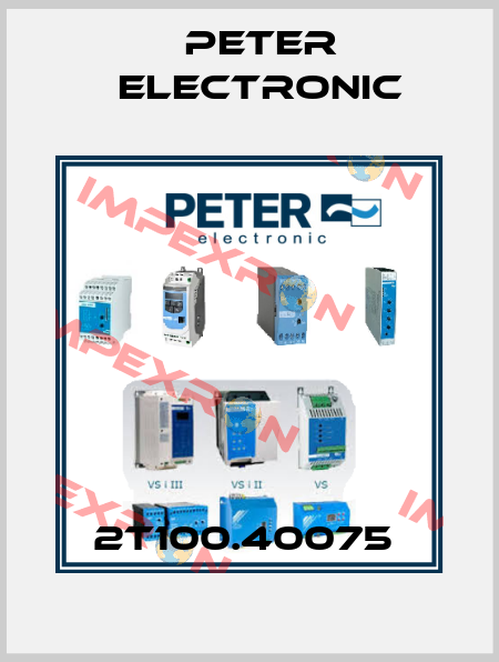 2T100.40075  Peter Electronic