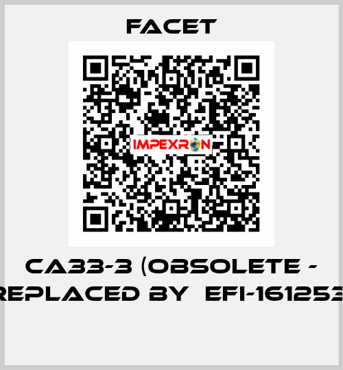 CA33-3 (obsolete - replaced by  EFI-161253)  Facet