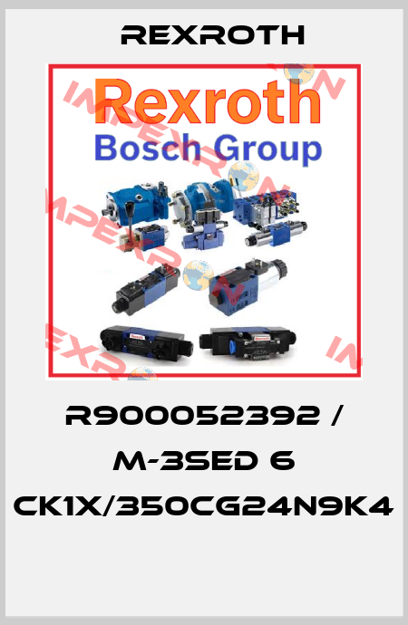 R900052392 / M-3SED 6 CK1X/350CG24N9K4  Rexroth