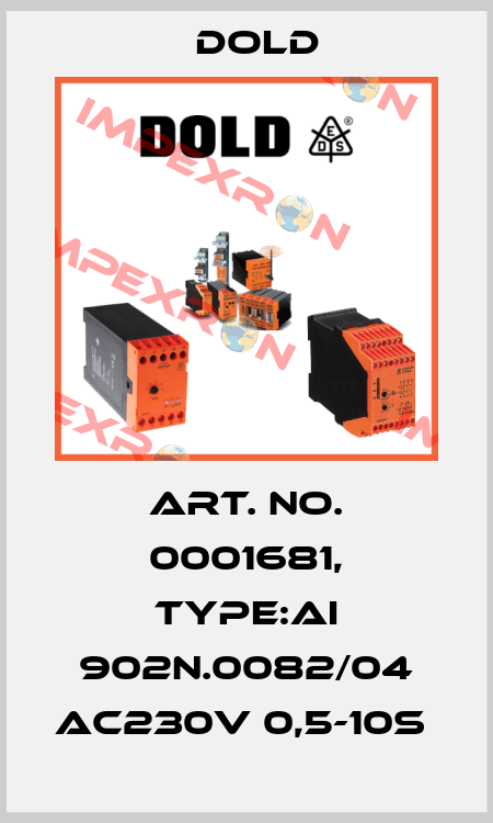 Art. No. 0001681, Type:AI 902N.0082/04 AC230V 0,5-10S  Dold
