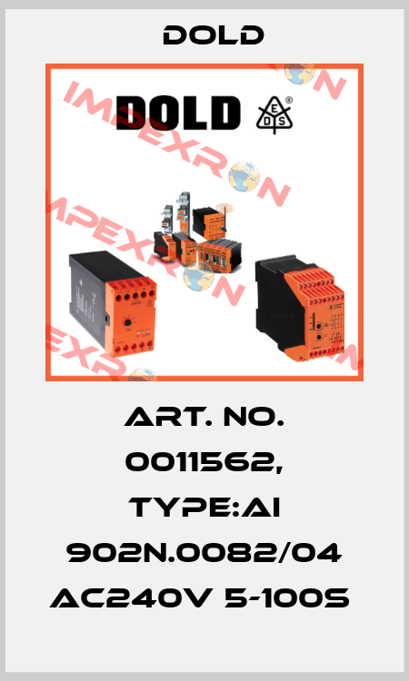 Art. No. 0011562, Type:AI 902N.0082/04 AC240V 5-100S  Dold