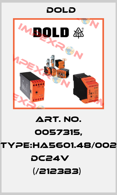 Art. No. 0057315, Type:HA5601.48/002 DC24V       (/2123B3)  Dold