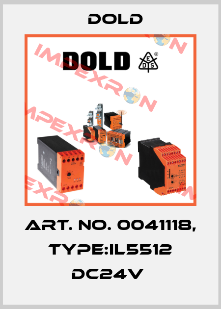Art. No. 0041118, Type:IL5512 DC24V  Dold
