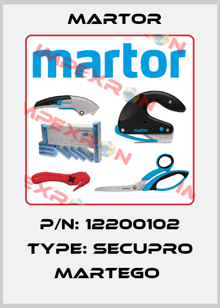 P/N: 12200102 Type: SECUPRO MARTEGO  Martor