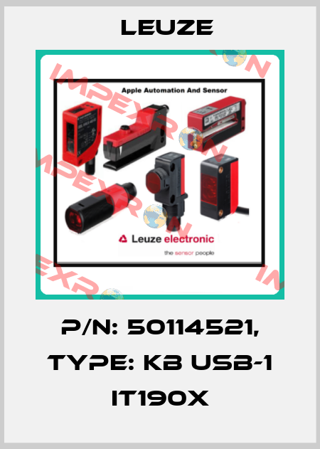 p/n: 50114521, Type: KB USB-1 IT190x Leuze