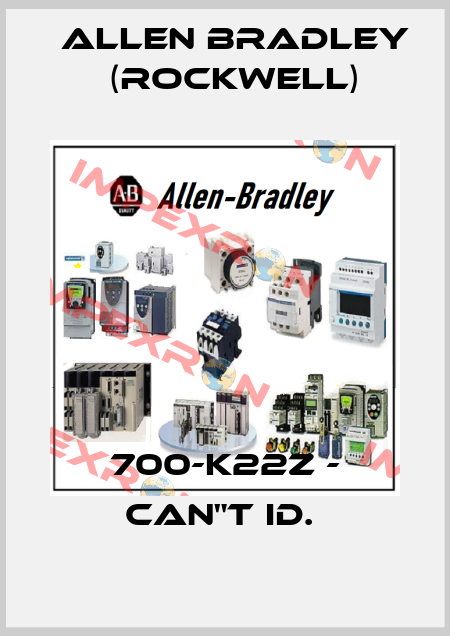 700-K22Z - CAN"T ID.  Allen Bradley (Rockwell)