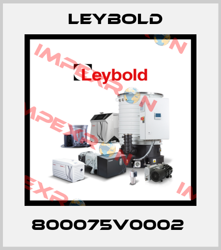 800075V0002  Leybold
