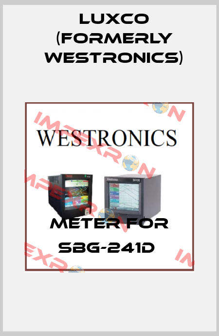 Meter for SBG-241D  Luxco (formerly Westronics)