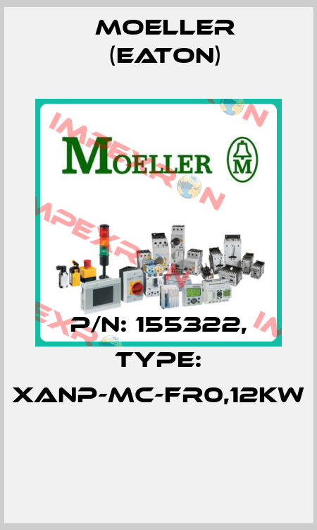 P/N: 155322, Type: XANP-MC-FR0,12KW  Moeller (Eaton)