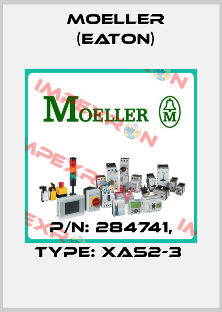 P/N: 284741, Type: XAS2-3  Moeller (Eaton)