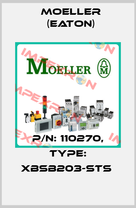 P/N: 110270, Type: XBSB203-STS  Moeller (Eaton)