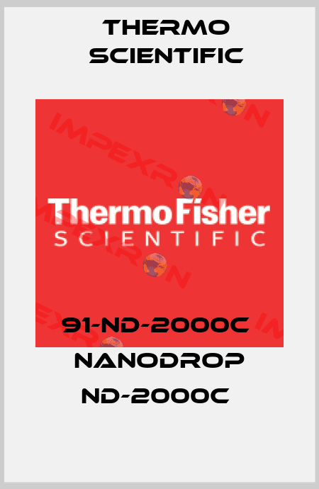 91-ND-2000C  NANODROP ND-2000C  Thermo Scientific