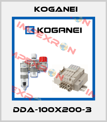 DDA-100X200-3  Koganei