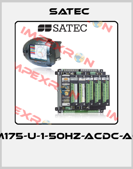 PM175-U-1-50HZ-ACDC-A04  Satec