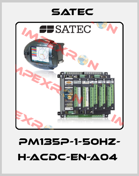 PM135P-1-50Hz- H-ACDC-EN-A04  Satec