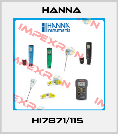 HI7871/115  Hanna