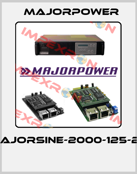 Majorsine-2000-125-2U  Majorpower