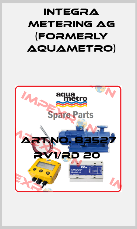 ART.NO. 83527 RV1/RD 20  Integra Metering AG (formerly Aquametro)