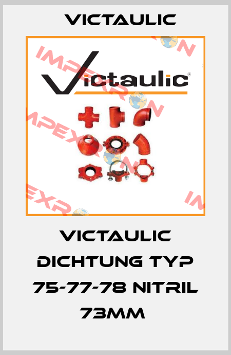Victaulic Dichtung Typ 75-77-78 Nitril 73mm  Victaulic