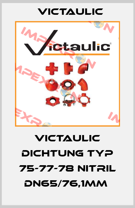 Victaulic Dichtung Typ 75-77-78 Nitril DN65/76,1mm  Victaulic
