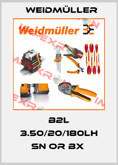 B2L 3.50/20/180LH SN OR BX  Weidmüller