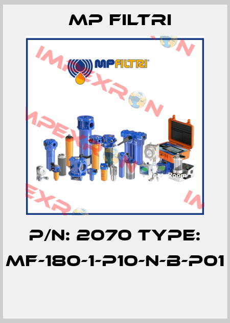 P/N: 2070 Type: MF-180-1-P10-N-B-P01  MP Filtri