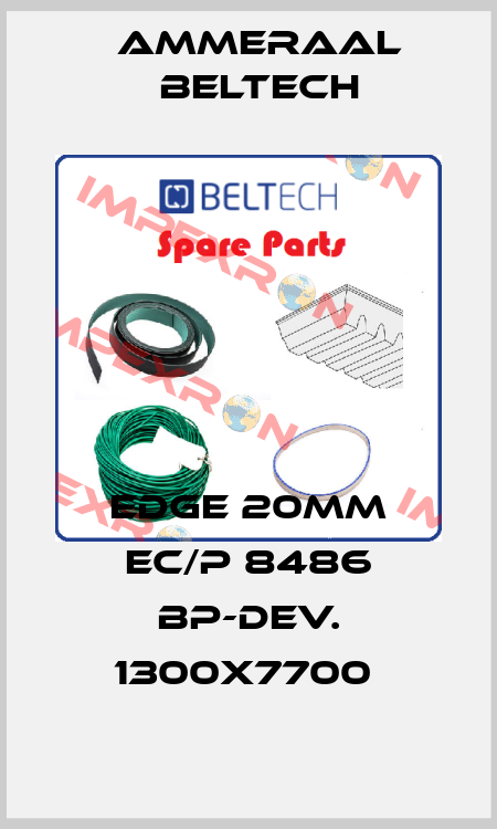 EDGE 20MM EC/P 8486 BP-DEV. 1300X7700  Ammeraal Beltech