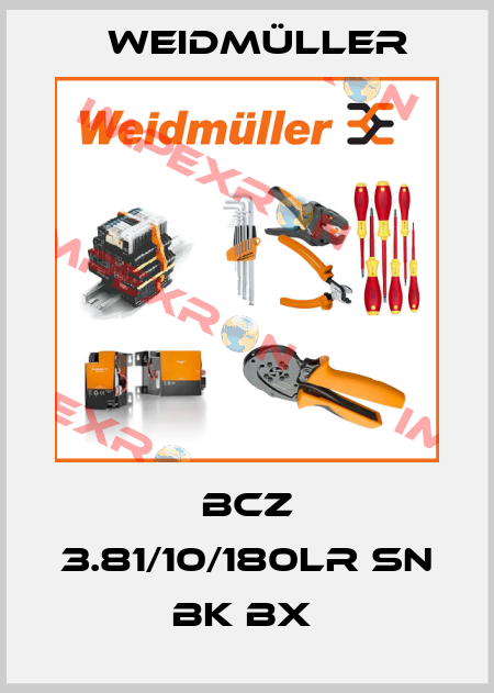 BCZ 3.81/10/180LR SN BK BX  Weidmüller