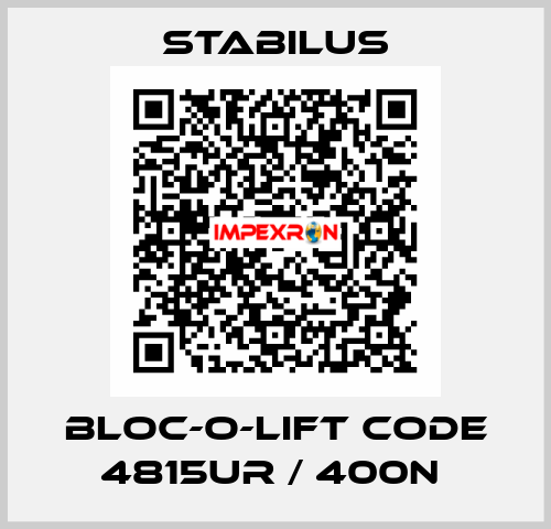 BLOC-O-LIFT CODE 4815UR / 400N  Stabilus