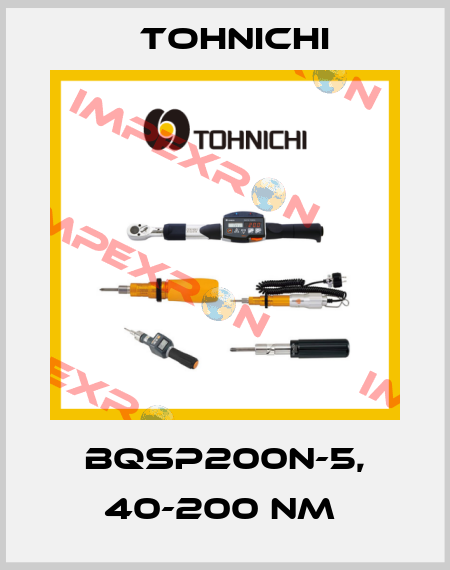 BQSP200N-5, 40-200 NM  Tohnichi