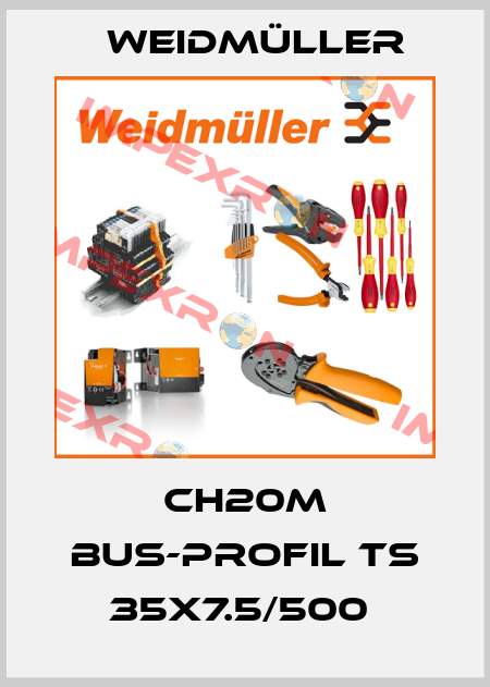 CH20M BUS-PROFIL TS 35X7.5/500  Weidmüller