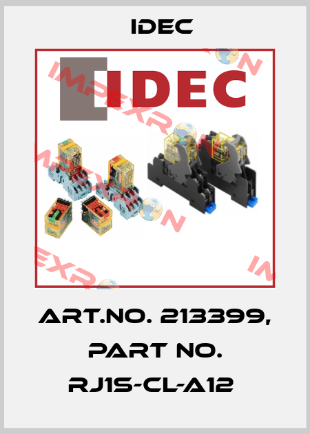 Art.No. 213399, Part No. RJ1S-CL-A12  Idec