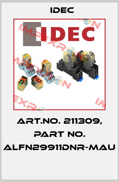 Art.No. 211309, Part No. ALFN29911DNR-MAU  Idec