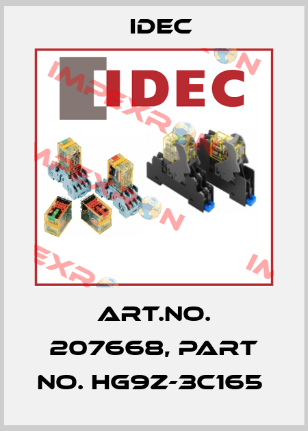 Art.No. 207668, Part No. HG9Z-3C165  Idec