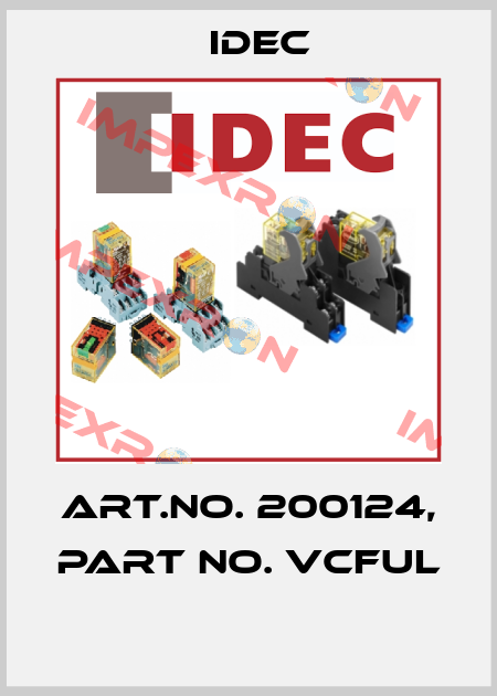 Art.No. 200124, Part No. VCFUL  Idec