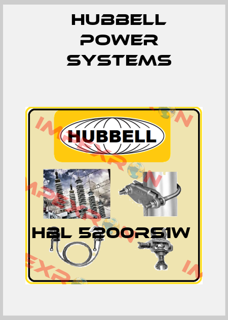 HBL 5200RS1W  Hubbell Power Systems