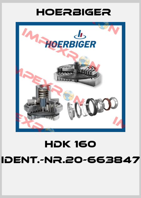 HDK 160 IDENT.-NR.20-663847  Hoerbiger