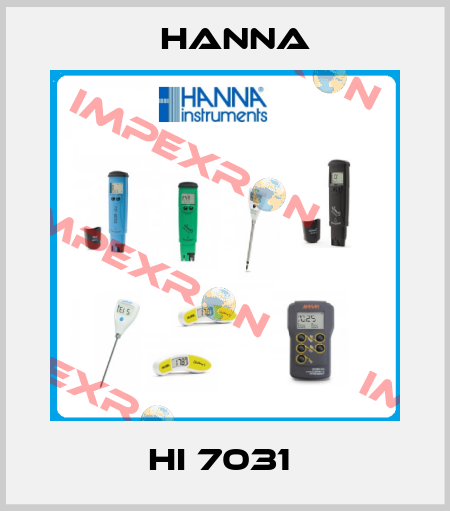 HI 7031  Hanna