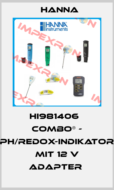HI981406   COMBO® - PH/REDOX-INDIKATOR MIT 12 V ADAPTER  Hanna