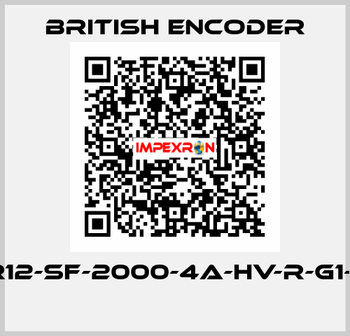260/2-R12-SF-2000-4A-HV-R-G1-HT-IP50  British Encoder