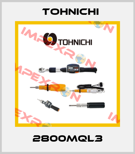 2800MQL3 Tohnichi